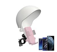 Generisch Soporte para teléfono de motocicleta, montaje de teléfono para moto, soporte para casco de teléfono móvil, rotación de 360 °, manillar para teléfono móvil, clip para smartphones