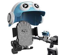 Generisch Soporte para teléfono móvil para bicicleta con parasol, soporte para teléfono móvil para bicicleta con casco, accesorios de bicicleta para videotelefonía, navegación GPS, entretenimiento