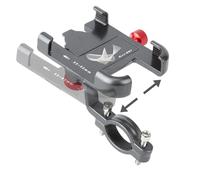 Generisch Soporte para teléfono móvil para bicicleta, manillar de scooter, soporte para teléfono móvil, cierre rápido, antideslizante, resistente al agua, accesorios para bicicleta para adultos