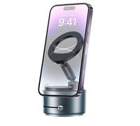 Generisch Soporte para teléfono móvil para coche, rotación de 360°, magnético, fuerte succión, soporte para teléfono móvil para audio de coche, para furgoneta o casa de viaje