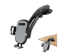 Generisch Soporte para teléfono móvil para coche - Soporte giratorio de 360 grados, soporte para teléfono móvil plegable hacia abajo | para vehículos de motor, salpicadero, parabrisas, conducción