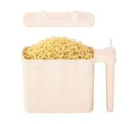 Generisch Soporte para vasos de fideos | Vaso de cocina sin enjuague para alimentos, diseño de orejas de gato, taza de fideos instantánea con drenaje, tenedor y asa, para universidad, residencia