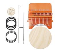 Generisch Speedweve Telar - Herramienta de reparación compacta, marco de puntada textil, kit de telar pequeño, ayuda duradera con guía de gancho suave | Práctica solución de costura para tela de