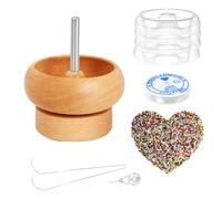 Generisch Spinner, Armbandspinner - Perlspinner für Schmuckung - Perlwerkzeuzeuzeug, Schnellwechselschalen, Perlennadeln mit großen Öhr und Taillenperlen für die DIY-Schmuck Herstellung