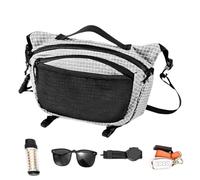 Generisch Sports Chest Bag for Men | Waterproof Shoulder Pouch & Chest Bag | Lightweight Anti-Theft Travel Sling Bagfor Outdoor Adventures, Cycling, Camping, Fishing, Workouts & Urban Commuting, gris