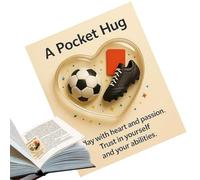 Generisch Sports Hug Cartas, recuerdo de aliento para la bolsa, tarjeta de motivación temática deportiva, para jugadores, jefes de equipo, aficionados, lugares de entrenamiento, torneos, viajes