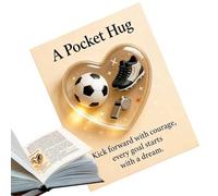 Generisch Sports Hug, recuerdo motivacional para la bolsa, tarjeta motivacional para aficionados al deporte, para atletas, administradores de equipos, aficionados, coleccionistas, campamentos de
