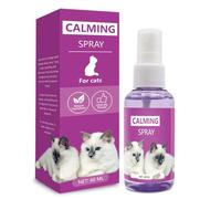 Generisch Spray calmante del estado de ánimo para gatos, 60 ml, reduce el rascado de los muebles | Spray calmante para gatos | promueve la relajación | apoya un sueño reparador de su gato