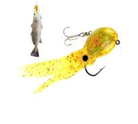 Generisch Squid Baits, Soft Octopus Lure, Saltwater Fishing Hook, Realistic Swimming Action, Fishing Lure for Trout Walleye Bass Crappie Perch Salmon Rock Fishings Sea Lake River Tackle