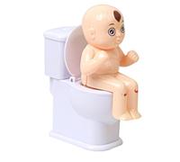 Generisch Squirt Wee Pee Boy Juguetes - Prank Orinar Boy Squirter - chorros pequeños sentados en el inodoro para, adultos, niños, niñas