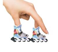 Generisch -SSkateboards - Mini Patines de Ruedas Juguetes, Dedo, Tobillera Movimiento Colorido, Mini Zapatillas Para Niños, Niñas, B