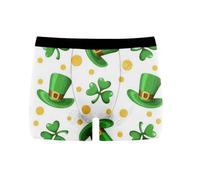 Generisch St Patrick Day Disfraz Hombre Hombre I Shenanigans Boxer Calzoncillos Divertidos Día de San Patricio Ropa Interior Gráfica Estilo 5, verde, L