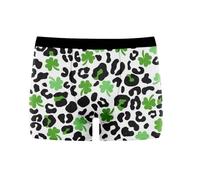Generisch St Patrick Day Disfraz Hombre Hombre I Shenanigans Boxer Calzoncillos Divertidos Día de San Patricio Ropa Interior Gráfica Estilo 4, azul celeste, L
