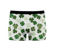 Generisch St Patrick Day Disfraz Hombre Hombre I Shenanigans Boxer Calzoncillos Divertidos Día de San Patricio Ropa Interior Gráfica Estilo 3, Verde militar., XL