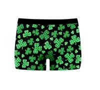 Generisch St Patrick Day Disfraz Hombre Hombre I Shenanigans Boxer Calzoncillos Divertidos Día de San Patricio Ropa Interior Gráfica Estilo 4, Verde militar., XXL
