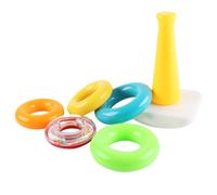 Generisch Stacking Toy - Colorful Educational Building, Blocks Learning Play Set for Early Development and Motor Skills Safe Material for Long Lasting Use Stacking Game 4.92 inches