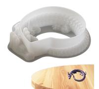 Generisch Stampo in resina Drago - Silicone flessibile Con dettagli realistici | Stampo decorativo con Drago per artigianato Fondente modellazione creativa, ideal per oggetti estetici da scrivania o