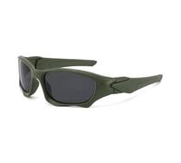 Generisch Steampunk Future Tech Polarized Sunglasses for Men Camouflage Outdoor Sports Cycling Driving Sun Shades, Gris Verde, Talla única para todos