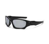Generisch Steampunk Future Tech Polarized Sunglasses for Men Camouflage Outdoor Sports Cycling Driving Sun Shades (Silver Mirror)