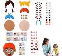Generisch Stickers for Kids,Funny Making Faces Stickers Kit | Emotional