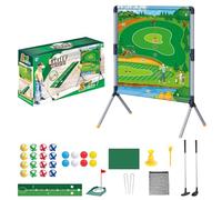 Generisch Sticky Golf Game, Chipping Practice Mat, Sports Toy Set, Portable Golfing Accessories Kit with Target Surfaces for Lawn Beach Camping Indoor Training, 38.58x29.13x19.69 pulgadas