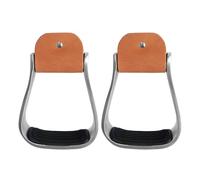 Generisch Stirrups de seguridad - engranaje de aluminio acolchado | Horse Stirrup for Stall Stable Pasture Farm Ranch Work Training Competition Trail Leisure Riding