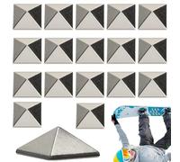 Generisch Stomp Pad Snowboard | 18 unidades Stomp Matte Extra Grip Pad | Accesorios de esquí de invierno de metal adhesivo | para una estabilidad mejorada control de fricción fuerza de tracción