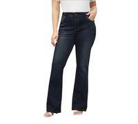 Generisch Straight Leg - Pantalones vaqueros para mujer, pierna ancha, pantalones vaqueros de cintura alta, informales, elegantes, ligeros, informales, cómodos, elásticos, informales, cómodos
