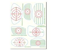 Generisch Strike Tape Golf - 6,3 x 8,07 pulgadas Swing Accuracy Tape Labels, 7 en 1 Swing Consistency Analysis Stickers, Useful Training Equipment | Mejora la precisión del golf y la distancia de la