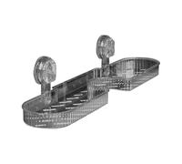 Generisch Suction Cup Faucet Storage Rack, Removable Dangling Organizer, Multi Use Shower Shelf Holder, Soap and Cloth for Kitchen, Bathroom, Sink, Countertop, Room, Laundry Area, 20.08x4.13 pulgadas