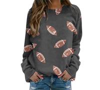 Generisch Sudadera clásica para mujer Convención del Tarot and Brews sin, gris, S