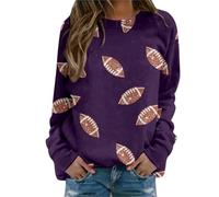 Generisch Sudadera clásica para mujer Convención del Tarot and Brews sin, morado, M