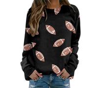 Generisch Sudadera clásica para mujer Convención del Tarot and Brews sin, Negro , S