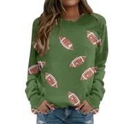 Generisch Sudadera clásica para mujer Convención del Tarot and Brews sin, verde, S