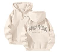 Generisch Sudadera con capucha casual con cremallera para mujer, con estampado de lazo, sudadera con capucha para uso diario, primavera, otoño e invierno, ropa exterior básica con capucha con piedras