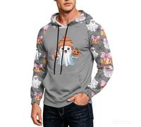 Generisch Sudadera con capucha de Halloween para hombre con texto en inglés "Don't Test