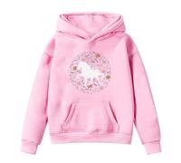 Generisch Sudadera con capucha de manga larga 2026 con estampado de caballos para una sudadera suave para el día a día, cómoda camiseta de ocio con bonito diseño, ideal para la escuela, parque