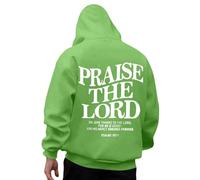 Generisch Sudadera con capucha para hombre Jesus Loves You con capucha, estampado alfabeto, sudadera de manga larga, informal, suelta, con bolsillo, jersey de gran tamaño, suave Y2K, cálido, tiempo