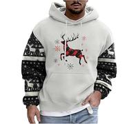 Generisch Sudadera con capucha para hombre, vintage, de manga larga, con estampado occidental, sudadera con capucha, deporte, otoño, invierno, sudadera con capucha, con bolsillo, jersey hip hop