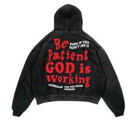 Generisch Sudadera con capucha para hombre y mujer, estilo punk, esqueleto 3D, estampado Y2K, retro, hip hop, algodón, sudadera con capucha, 3#, M