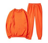Generisch Sudadera con capucha para hombre y tiempo libre, invierno, forro polar con felpa para mujer, trajes, jersey, pantalones, cuello en O, Rd3, M