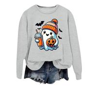 Generisch Sudadera con capucha para mujer, gótico, punk, sangre, herida de la sangre, disfraz de Halloween, terror, ruso, ligera, parte superior, fiesta, ocio, Halloween, carnaval, disfraz, Sudadera