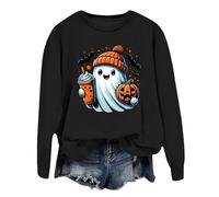 Generisch Sudadera con capucha para mujer, gótico, punk, sangre, herida de la sangre, disfraz de Halloween, terror, ruso, ligera, parte superior, fiesta, ocio, Halloween, carnaval, disfraz, Sudaderas