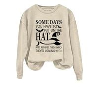 Generisch Sudadera con capucha para mujer, patchwork, a cuadros, con Navidad, Halloween, suéter de elfos, orejas de animales, orejas de gato, sudaderas informales de manga larga, Sudaderas con capucha