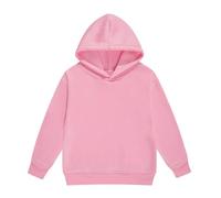 Generisch Sudadera con capucha para niña, manga larga, forro polar, acogedora ropa informal para niños y adolescentes, Rosa., 4-5 años