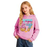 Generisch Sudadera con capucha para niños con estampado 67, sudadera unisex para niños y niñas, cómoda capa básica, informal, informal, sudadera de algodón con capucha para niños, camiseta de juego de