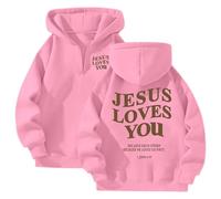 Generisch Sudadera con capucha unisex con estampado de letras y cremallera | Jersey Streetwear de ajuste holgado con capucha de voleibol, Rosa., XXL