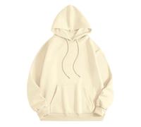 Generisch Sudadera con capucha unisex con texto en inglés "GOD GOT ME" - Sudadera con capucha inspiradora con estampado en la espalda | Fe & Hoffnung, Style_o01 Beige, S