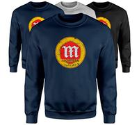 Generisch Sudadera Montesa Antigua Sweatshirt Moto Vintage Hombre Motero, Talla:L, Color:Azul Navy