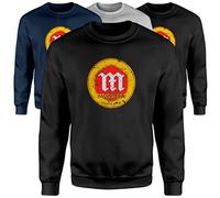 Generisch Sudadera Montesa Antigua Sweatshirt Moto Vintage Hombre Motero, Talla:L, Color:Negro